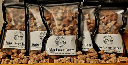Bubs Liver Bears natural dog chew bone by Bubs Bones | Bubs Bones