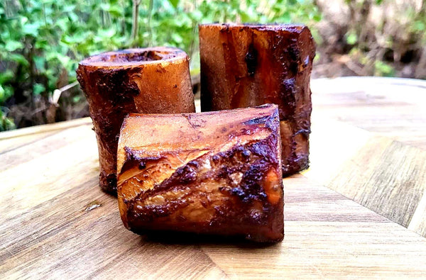 Small Smoked Marrow Dog Bone (2") - For Aggressive Chewers